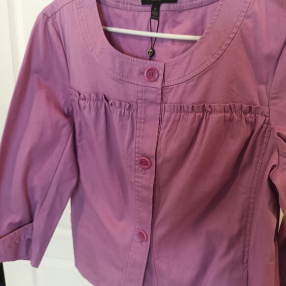 Talbots top purpilish-pink 12 - Picture 2 of 10
